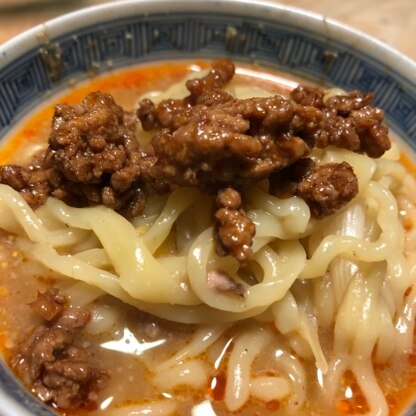 写真撮るの忘れて〆のラーメン(笑)
とっても美味しくできました！
家族もみんな大喜びでした。
次はもう少し辛めにしてもいいかな♪